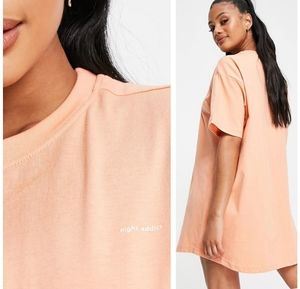 New 100% COTTON Night Addict oversized t-shirt dress #8086